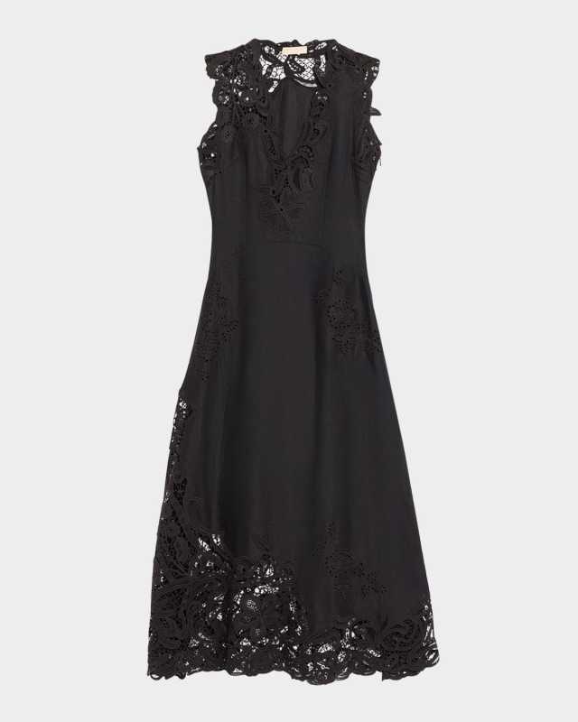 Olivette Embroidered Midi Dress